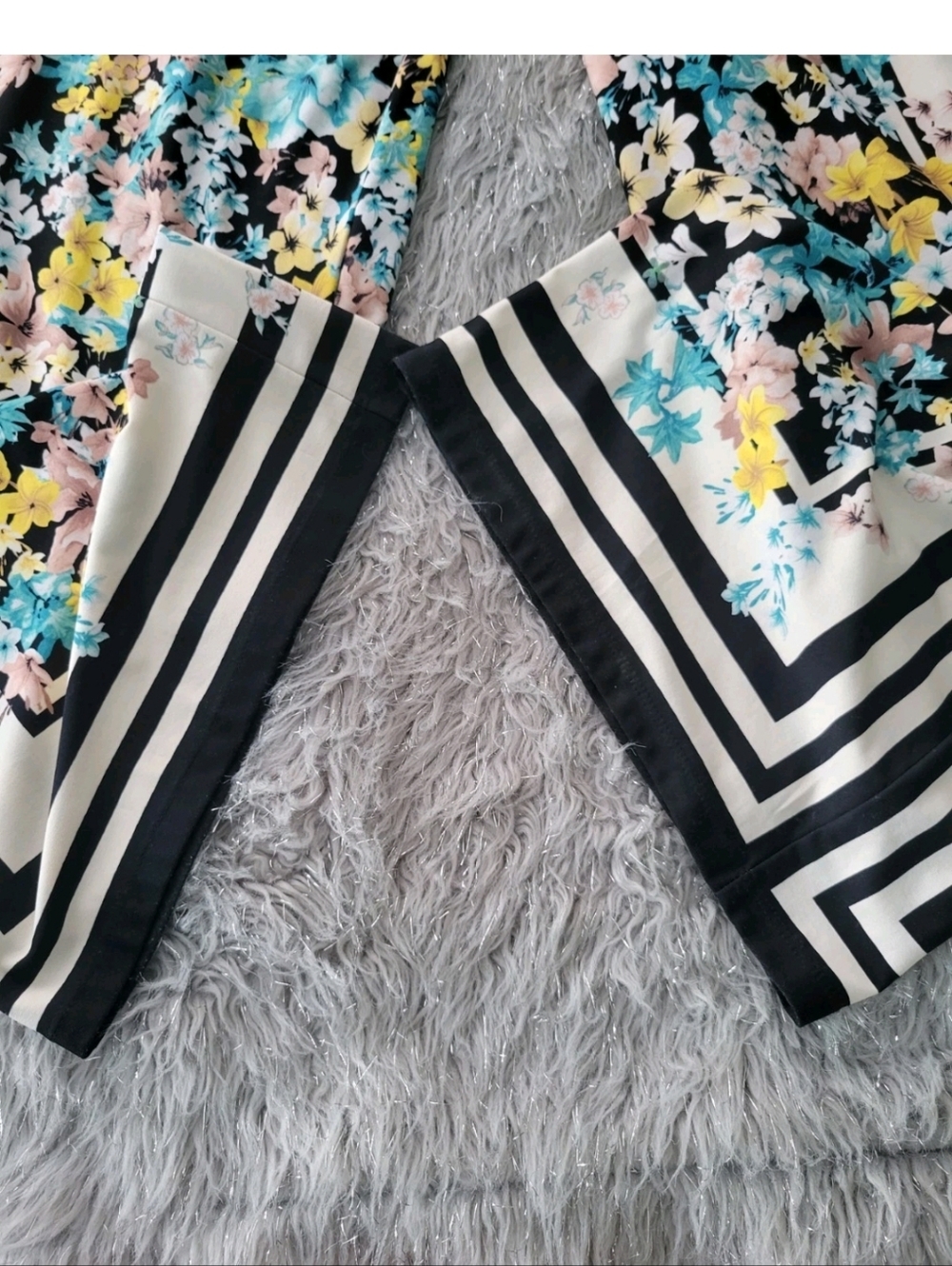 Palazzo Pants Fairycore Cottagecore Festival Wide Leg Floral Boho Y2k Hippie M - Picture 7 of 11